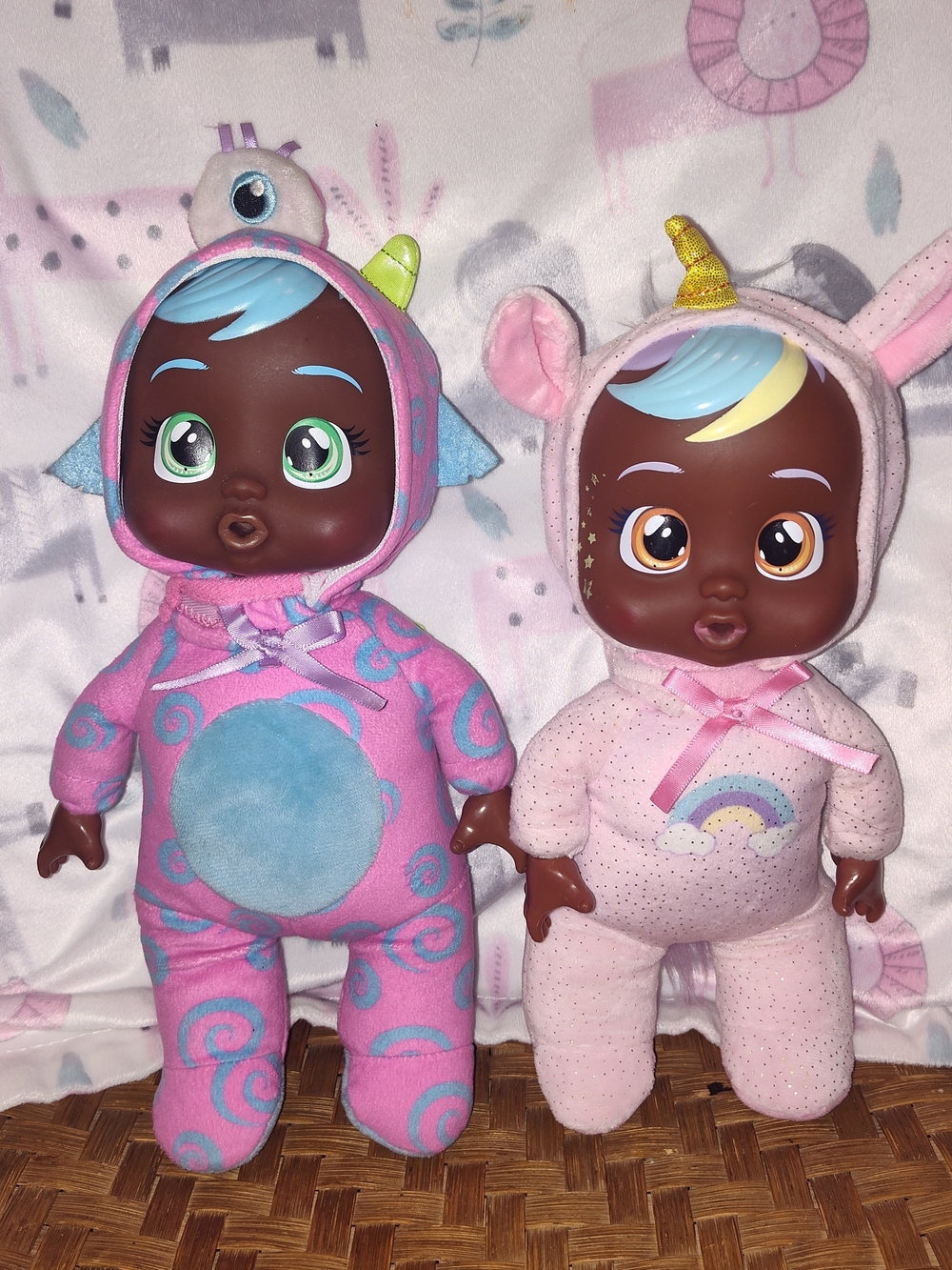 Cry Babies African American Bundle Dolls in Cute Costume Playsets